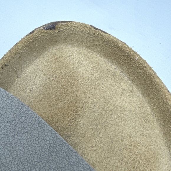 Birkenstock Arizona Slippers Birko Flor Nubuck Stone Size 41 - Picture 11 of 11